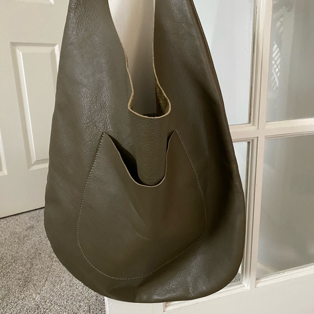 Neva Opet “Rosa” Hobo in Olive with Back Pocket